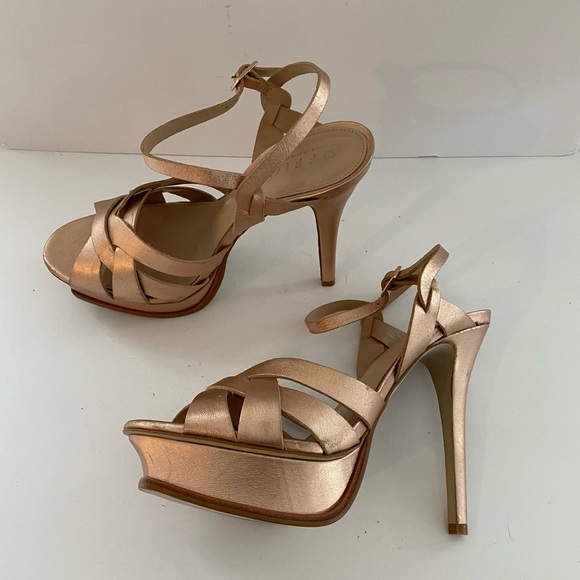 Office London rose gold sexy platforms - Picture 1 of 6